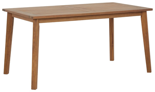 Janiyah - Light Brown - Rectangular Dining Table Cleveland Home Outlet (OH) - Furniture Store in Middleburg Heights Serving Cleveland, Strongsville, and Online