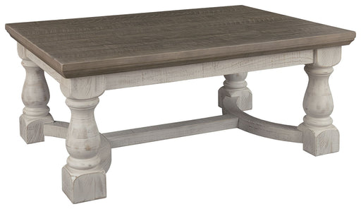 Havalance - Gray / White - Rectangular Cocktail Table Cleveland Home Outlet (OH) - Furniture Store in Middleburg Heights Serving Cleveland, Strongsville, and Online