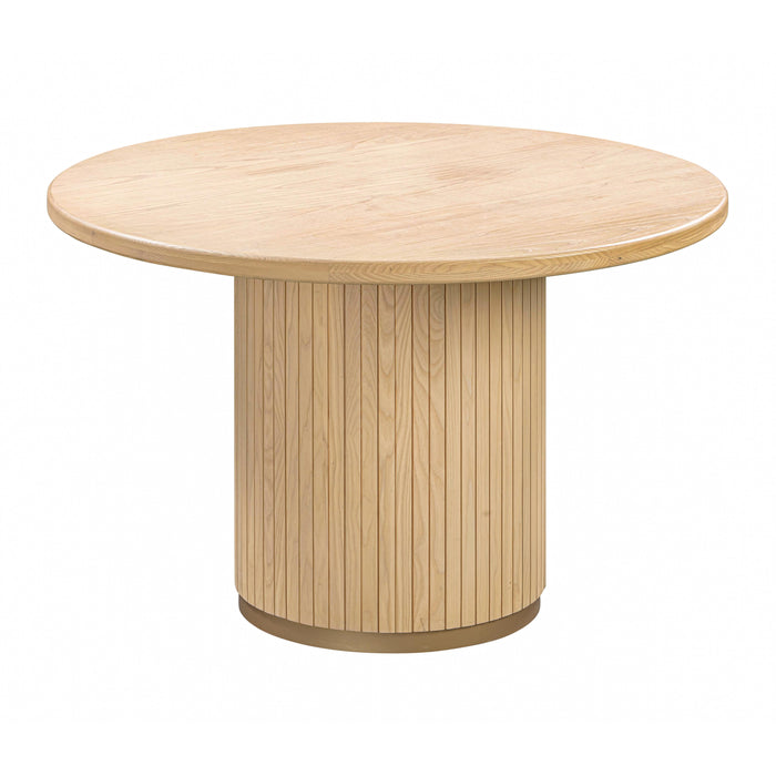 Chelsea - Ash Wood Round Dining Table - Beige