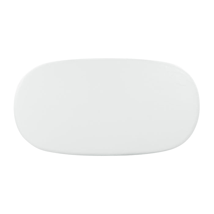 Elika - Faux Plaster Oval Dining Table