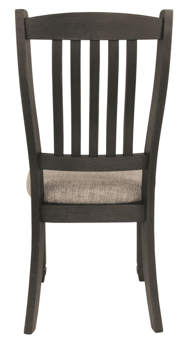 Tyler Creek - Black/Grayish Brown - Dining UPH Side Chair