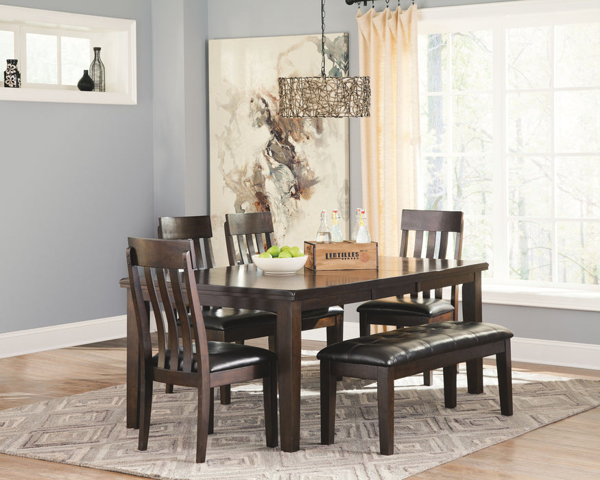 Haddigan - Dark Brown - Rectangular Dining Room Extension Table