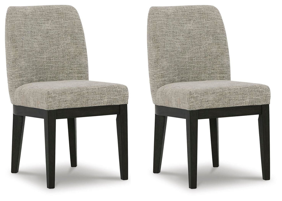 Burkhaus - Dark Brown - Dining Uph Side Chair (Set of 2)