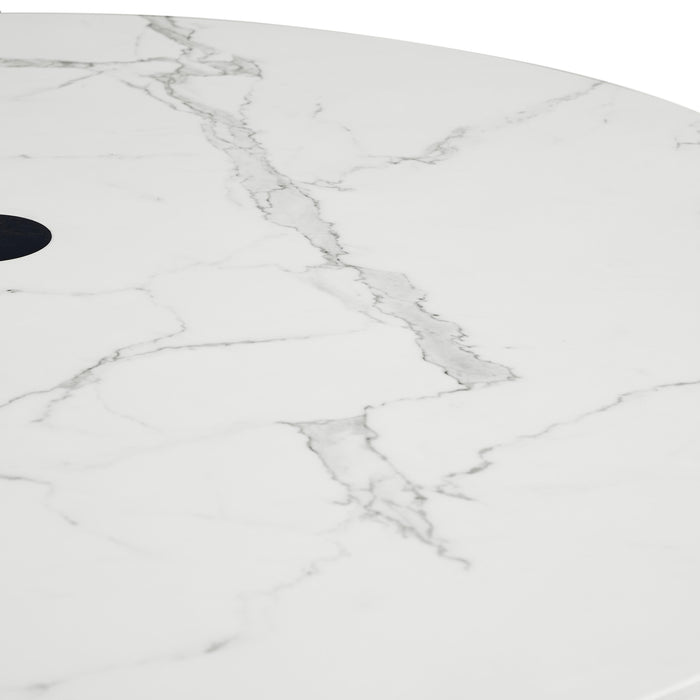 Piper - Round Dining Table - White