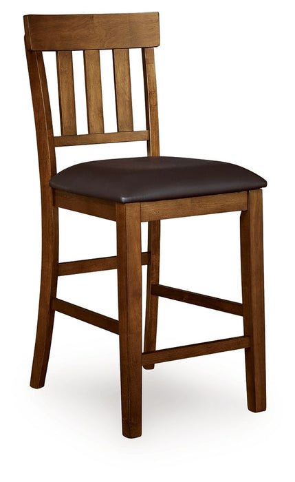Ralene - Medium Brown - Upholstered Barstool