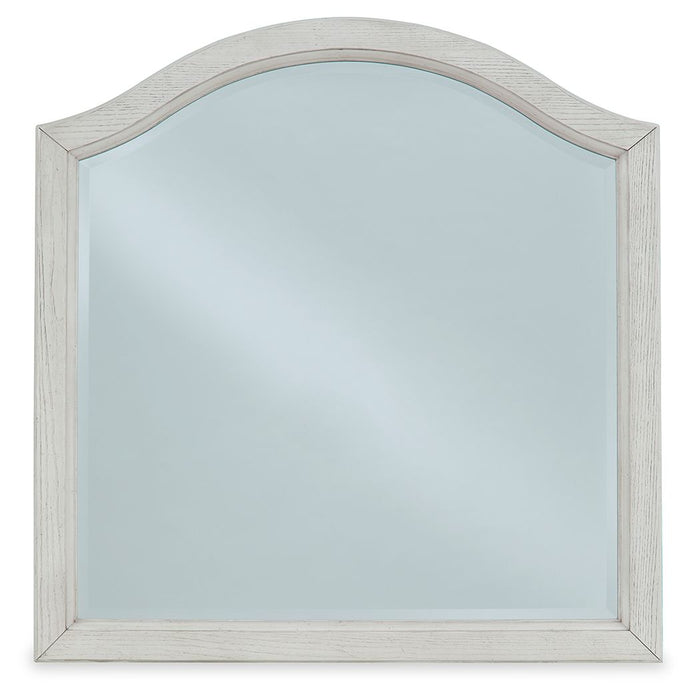 Robbinsdale - Antique White - Bedroom Mirror - Youth