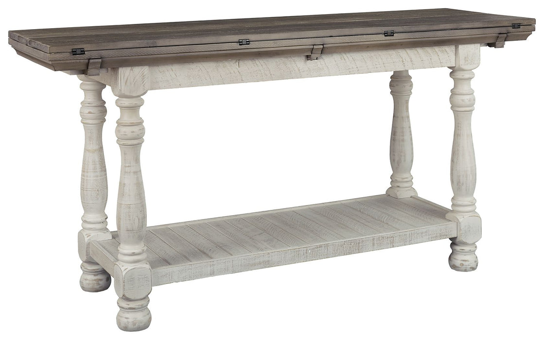 Havalance - Gray / White - Flip Top Sofa Table Cleveland Home Outlet (OH) - Furniture Store in Middleburg Heights Serving Cleveland, Strongsville, and Online