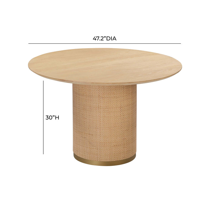 Akiba - Round Dining Table - Natural