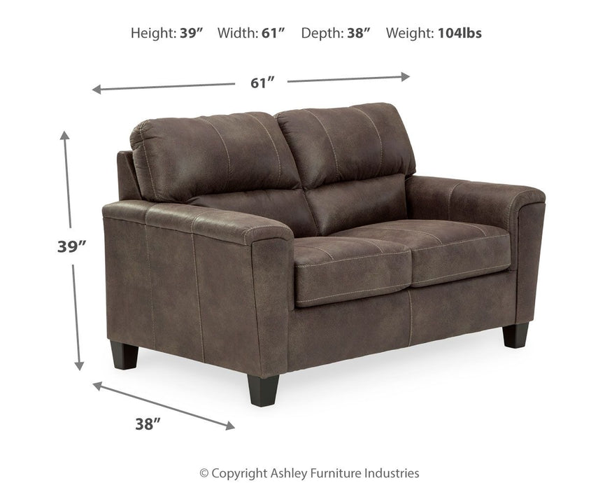 Navi - Loveseat - Smoke