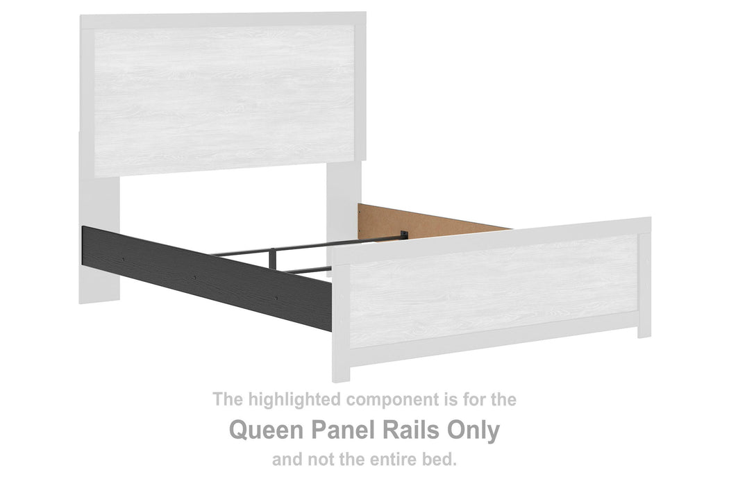 Broachmyn - Queen Panel Rails - Black