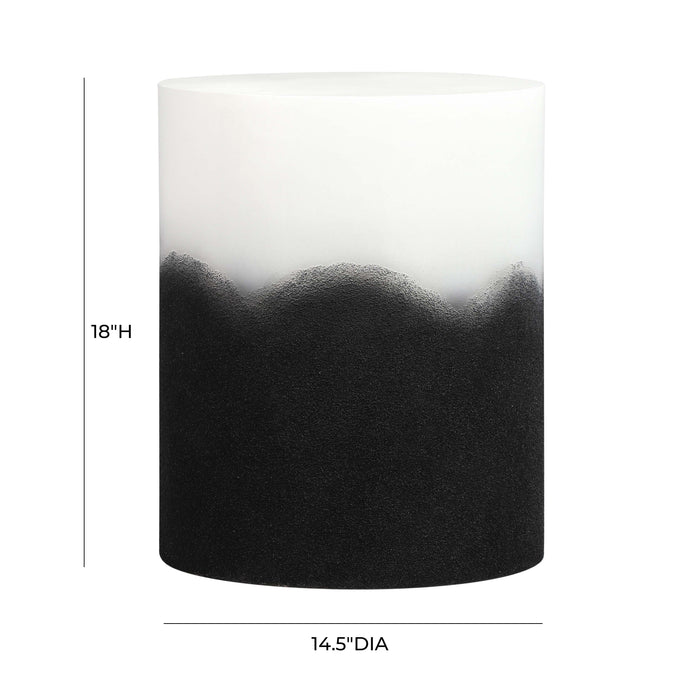 Matra - Side Table - Black And White