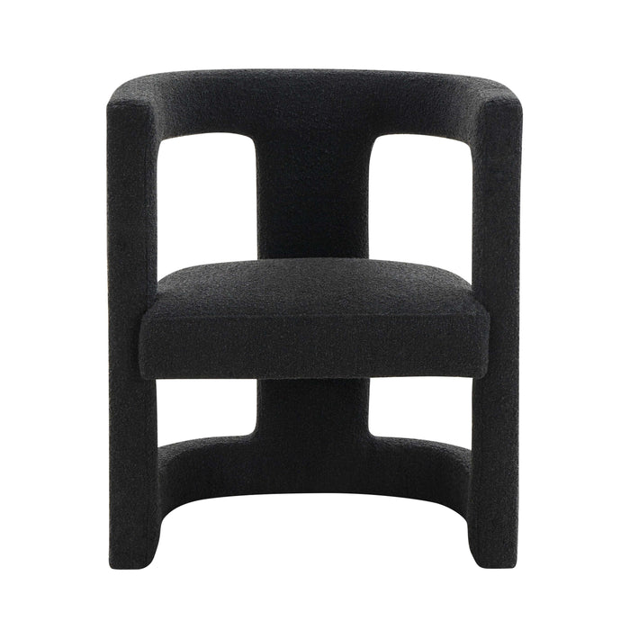 Ada - Boucle Chair - Black