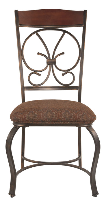 Glambrey - Brown - Dining UPH Side Chair
