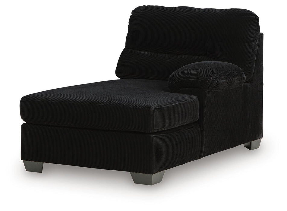SimpleJoy - RAF Corner Chaise - Onyx