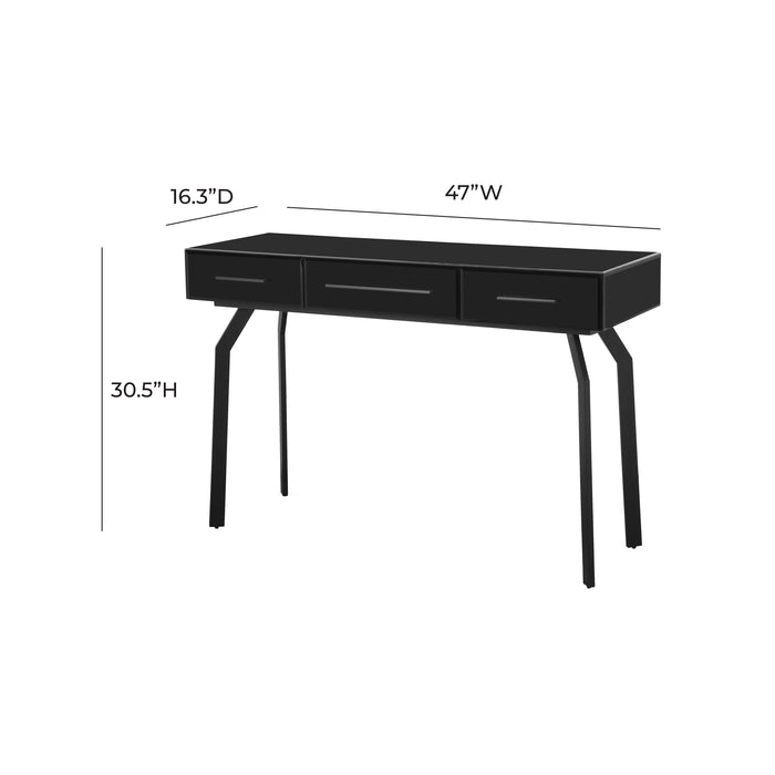 Santana - Desk Console Table - Black