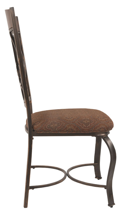 Glambrey - Brown - Dining UPH Side Chair