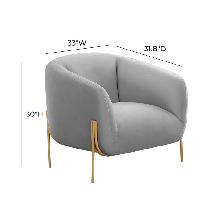 Kandra - Velvet Accent Chair