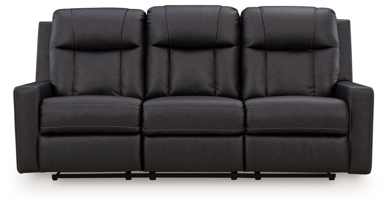 Mackmenville - Reclining Sofa - Carbon