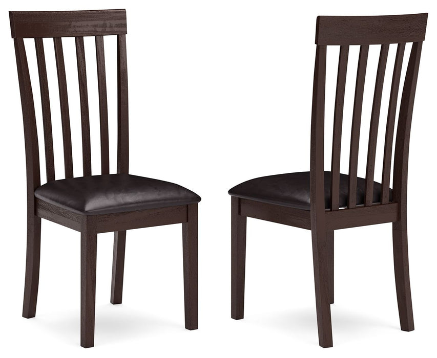 Hammis - Dark Brown - Dining UPH Side Chair