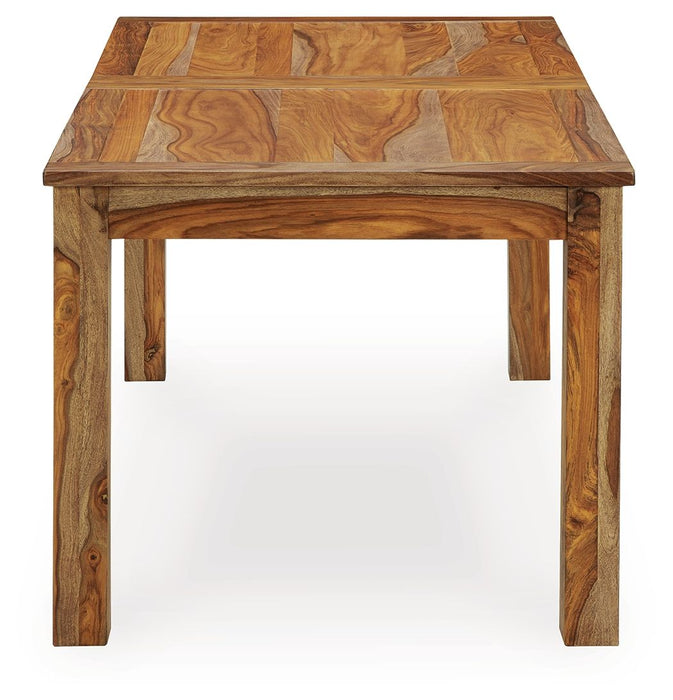 Dressonni - Brown - Rectangular Dining Room Butterfly Extension Table
