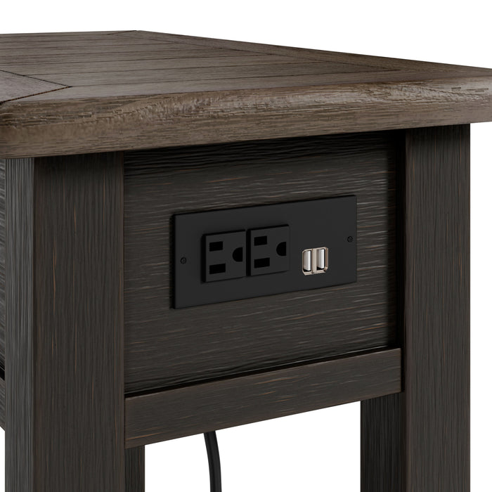 Tyler - Black / Gray - Chair Side End Table