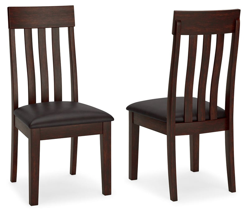 Haddigan - Dark Brown - Dining UPH Side Chair