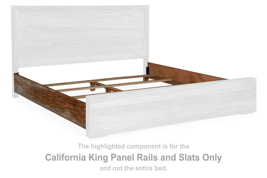 Dressonni - Brown - California King Panel Rails And Slats