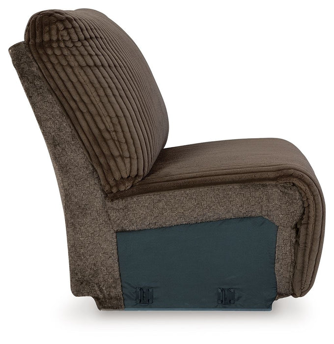 Top Tier - Chocolate - Armless Chair