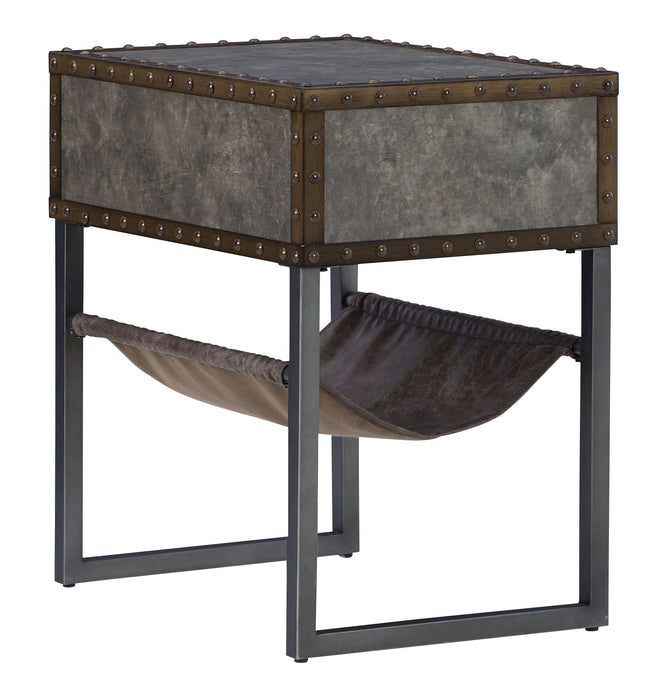 Derrylin - Brown - Chair Side End Table