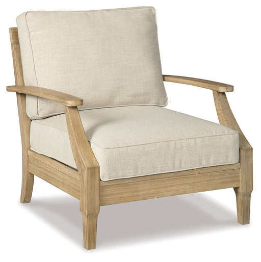 Clare - Beige - Lounge Chair W/Cushion Cleveland Home Outlet (OH) - Furniture Store in Middleburg Heights Serving Cleveland, Strongsville, and Online