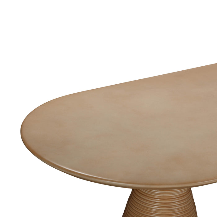 Fassa - Oval Indoor / Outdoor Dining Table - Terracotta