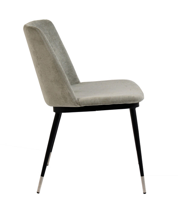 Evora - Velvet Chair With Gold Legs (Set of 2)