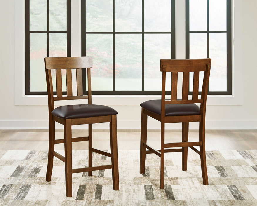Ralene - Medium Brown - Upholstered Barstool