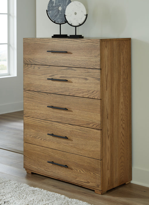 CLEARANCE Dakmore - Brown - Five Drawer Chest