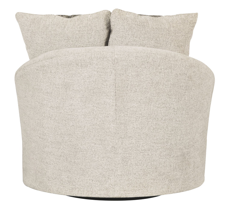 Soletren - Swivel Accent Chair - Stone