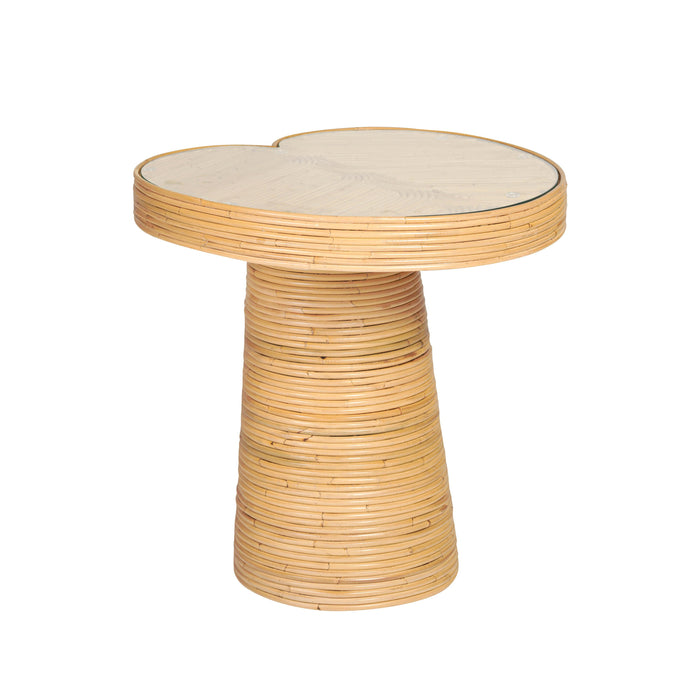 Felicia - Tall Lilypad Side Table - Natural
