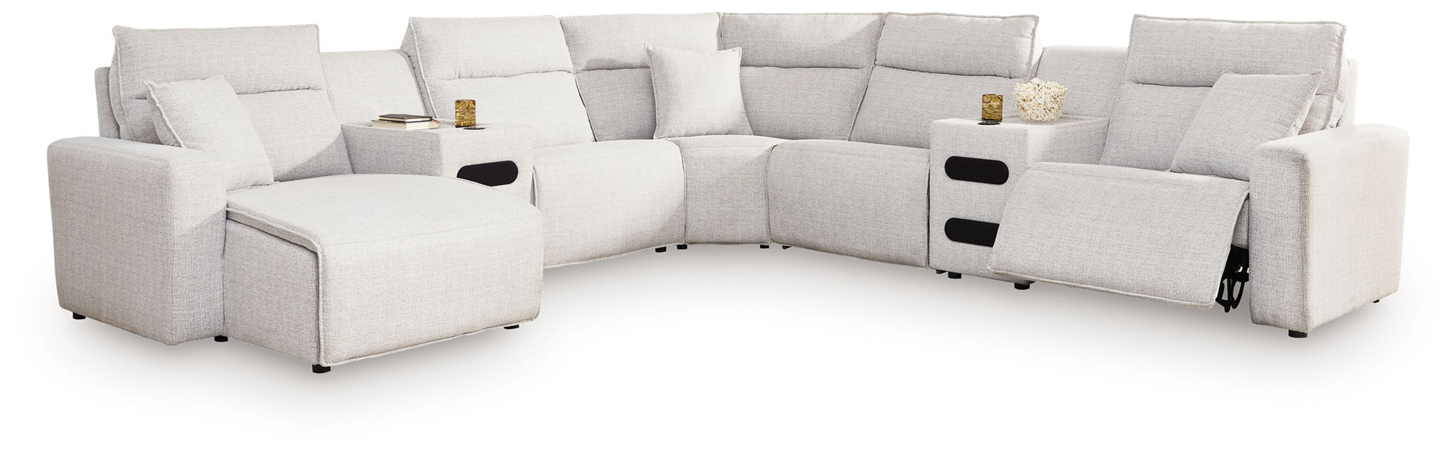 Modmax II - Reclining Sectional - Stone