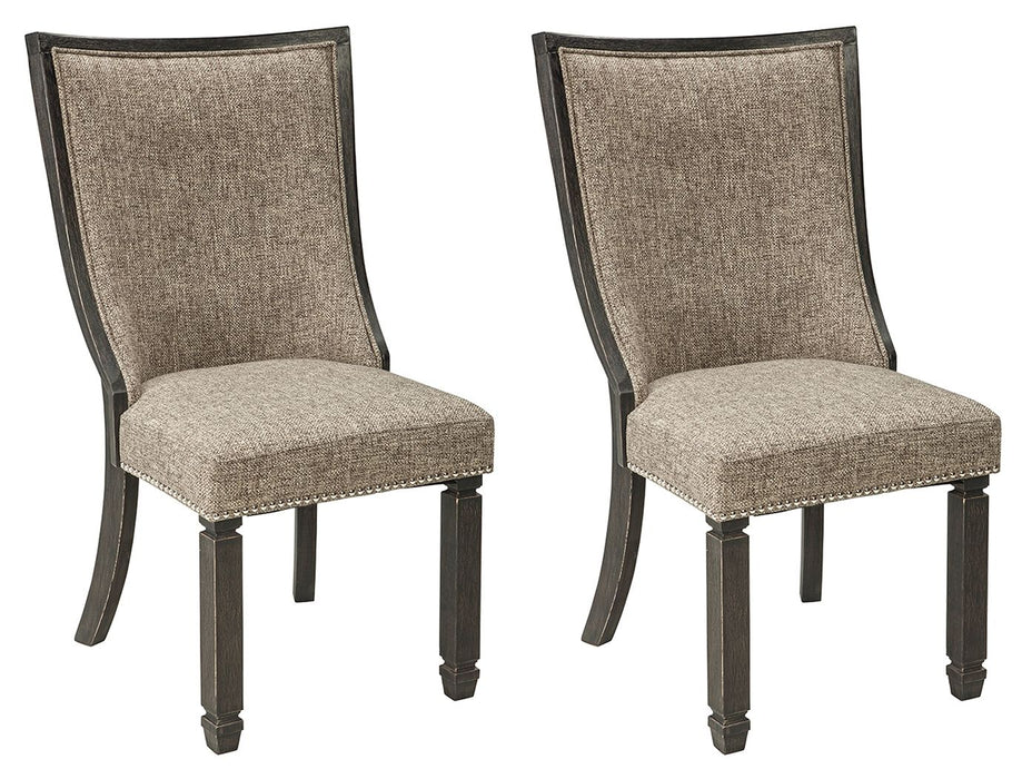 Tyler Creek - Black/Grayish Brown - Dining UPH Side Chair