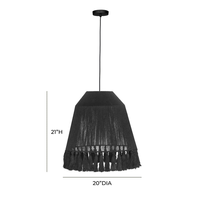 Bokaro - Large Pendant Lamp - Black