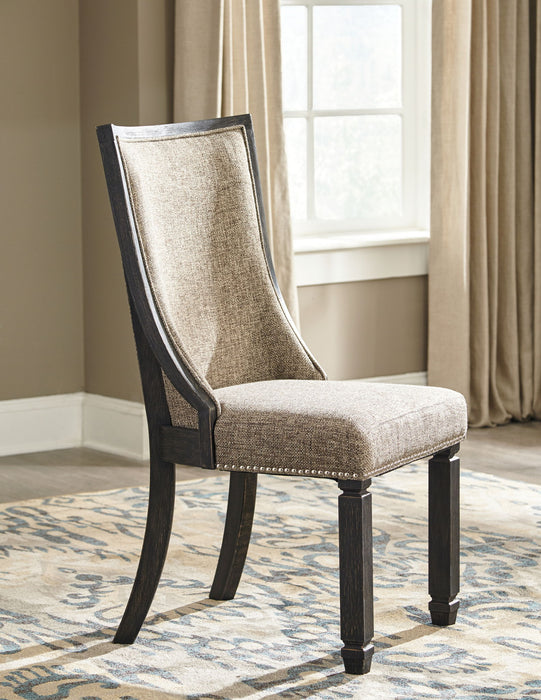 Tyler Creek - Black/Grayish Brown - Dining UPH Side Chair