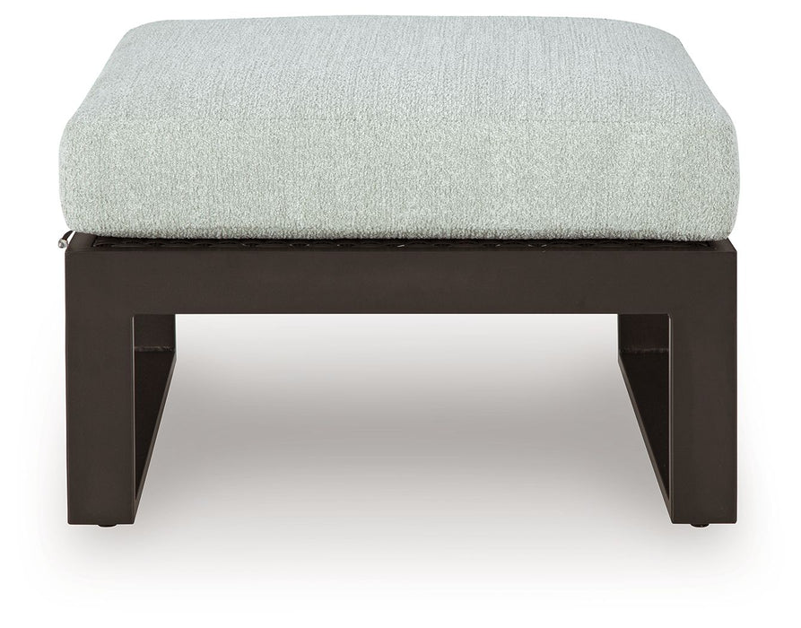 Beachloft - Ottoman With Cushion - Black / Gray