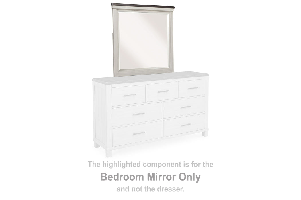 Darborn - Gray / Brown - Bedroom Mirror