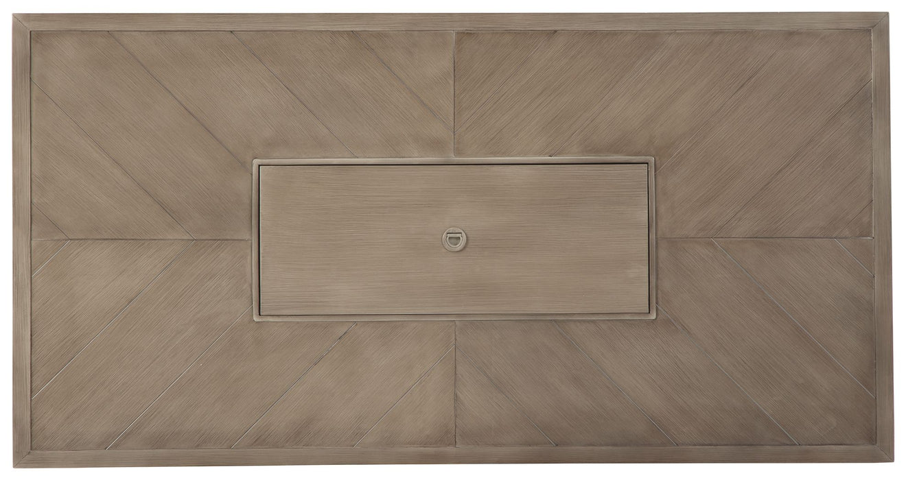 Beachcroft - Beige - Rectangular Fire Pit Table