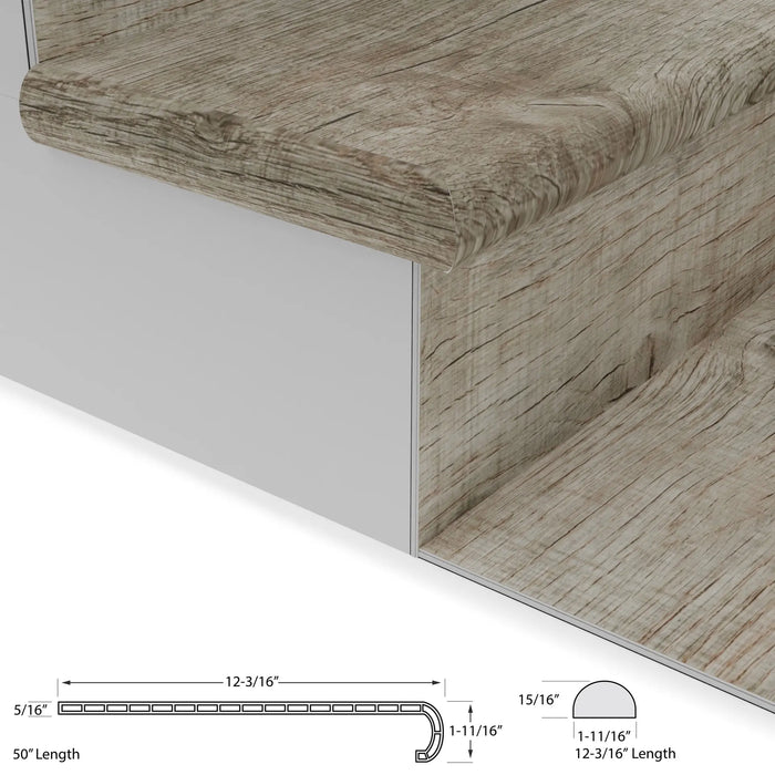 CALI - Dusty Dune - Stair Tread with Cap