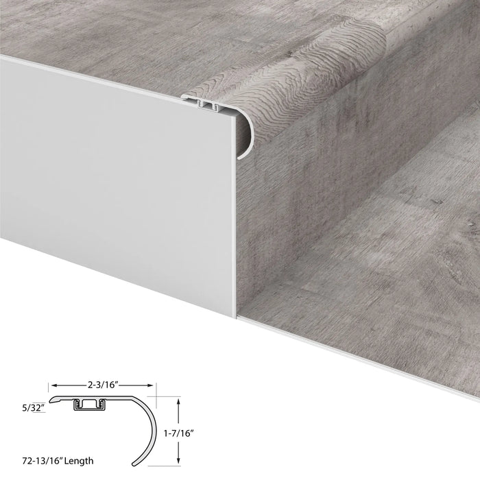 CALI - Gray Ash - Stair Nosing Overlap