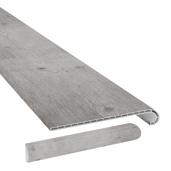 CALI - Gray Ash - Stair Tread with Cap