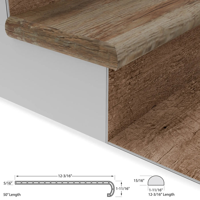 CALI - Redefined Pine - Stair Tread with Cap