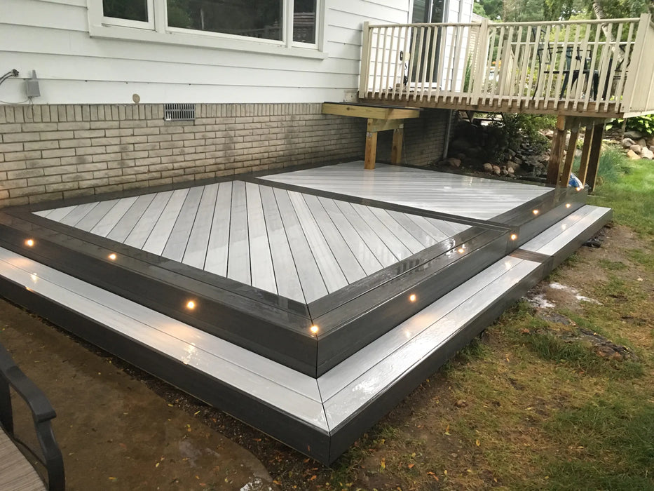 CALI - TruOrganics - Glacier - 12' Composite Decking - Cleveland Home Outlet