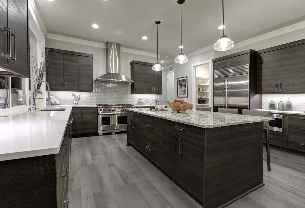 CALI Vinyl - Builder's Choice Premium - Gray Ash - Floor Planks