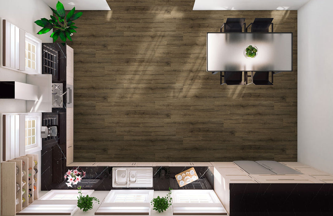 MSI - Prescott - Walnut Waves - Floor Planks